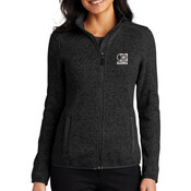 L232  Port Authority® Ladies Sweater Fleece Jacket